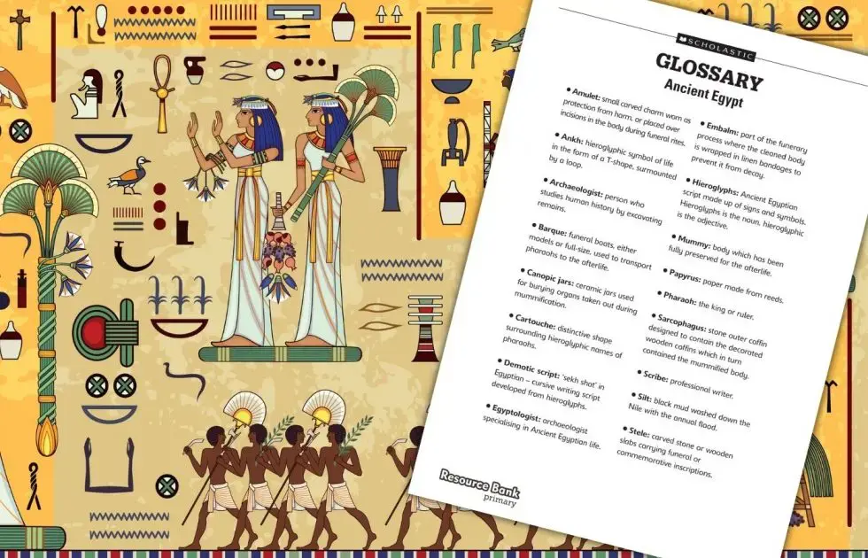 Ancient Egyptian glossary and vocabulary