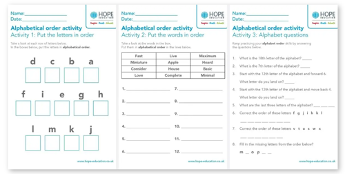 alphabet pack