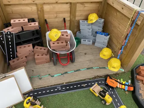 outdoor construction for early years