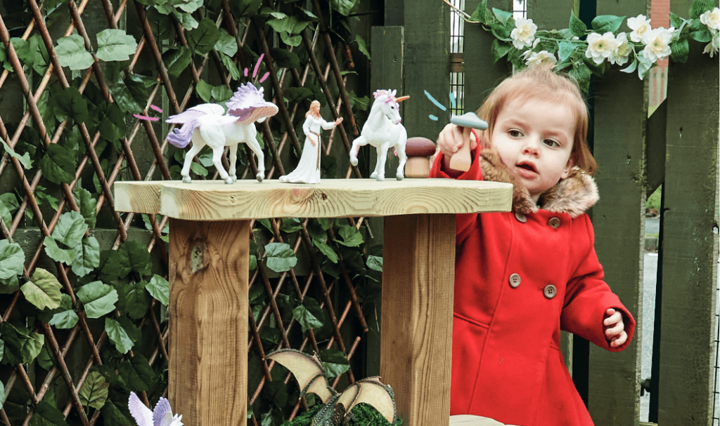 Nursery girl pupil