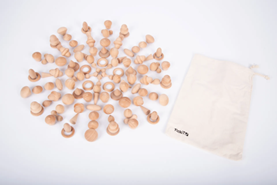 wooden treasures natural set