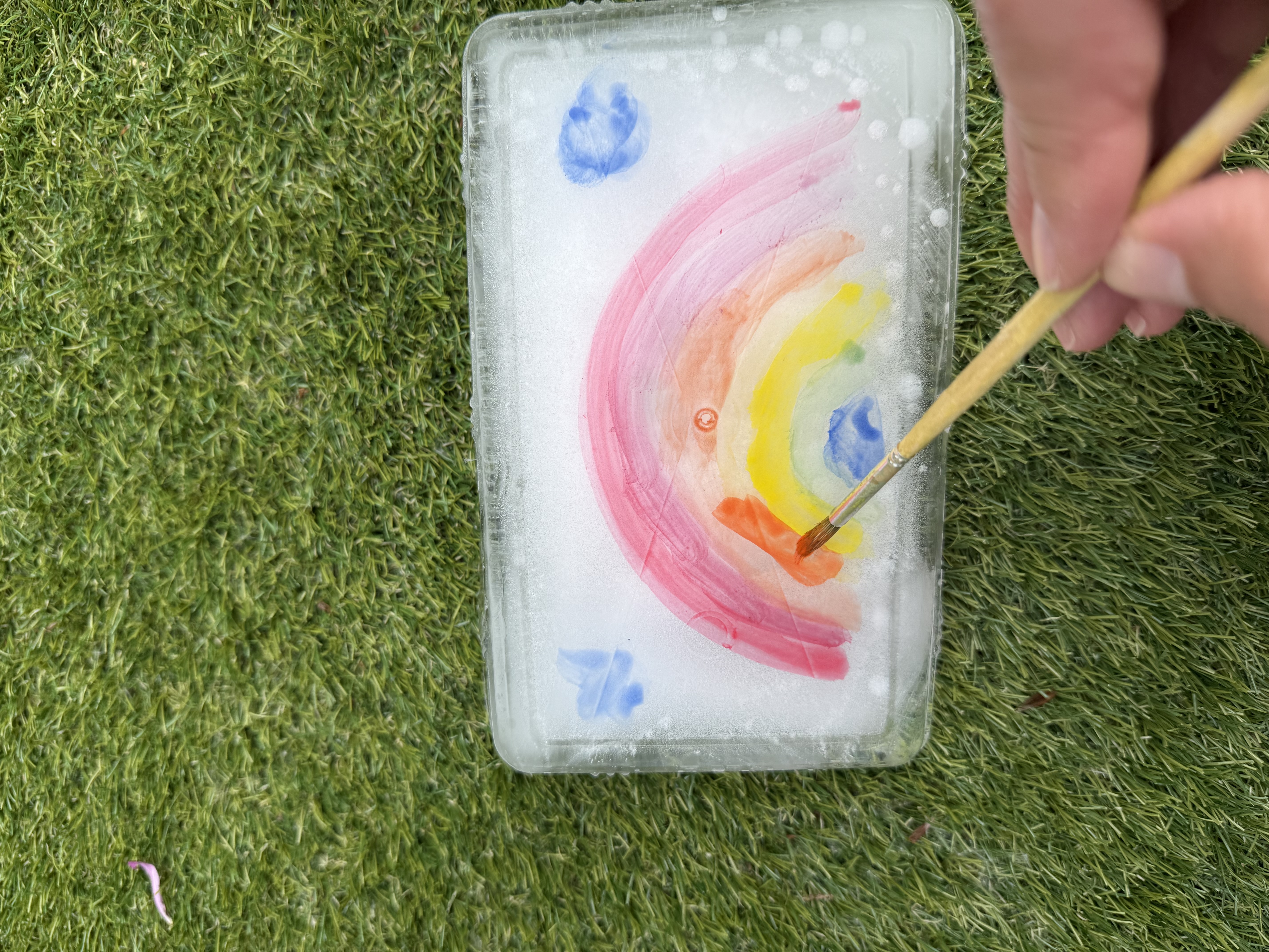 Ice painting activity 1