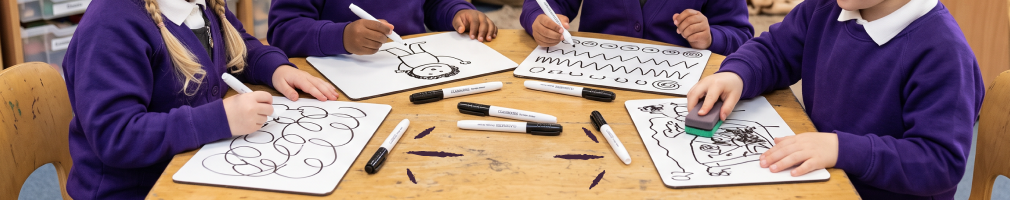 How Whiteboard Pens Support Early Mark-Making in EYFS