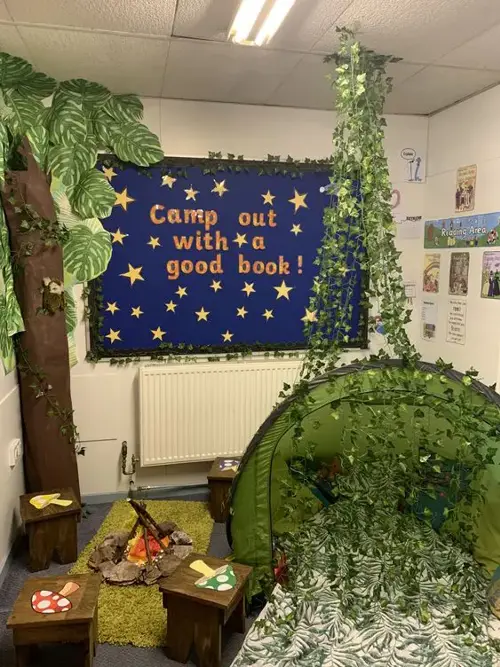Reading corner camp